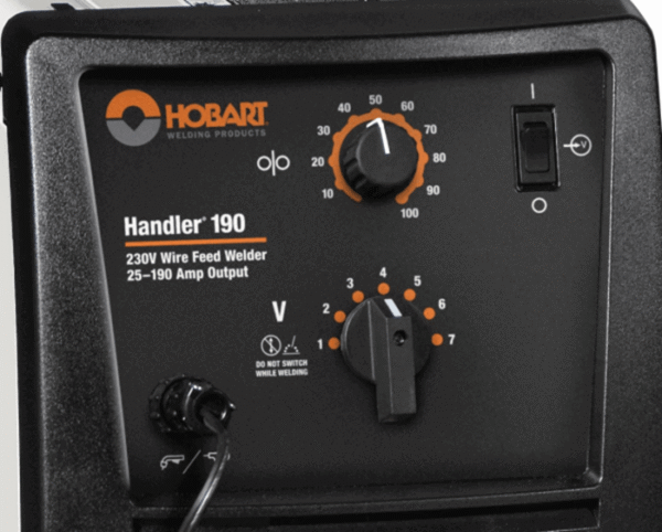 Hobart Handler 190 Wire Feed Welder Part #500554 - Image 6