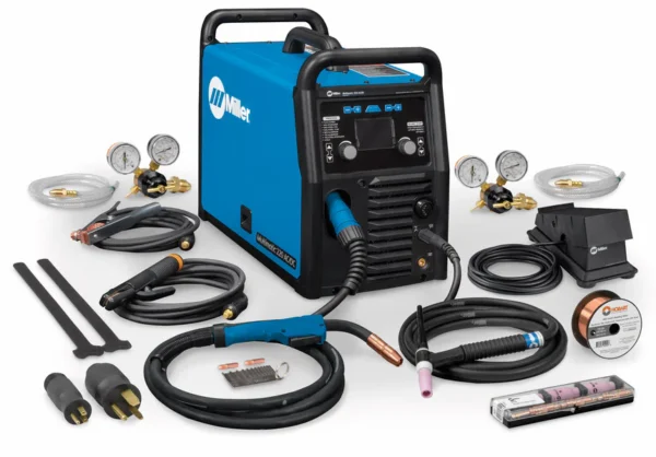 Miller Multimatic 220 AC/DC Welder w/Dual Cylinder Cart 951000070 - Image 3